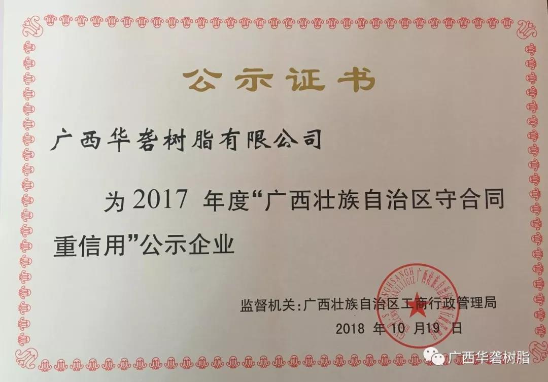 Hualong was awarded the title of “Contract-abiding and Credit-abiding Enterprises”